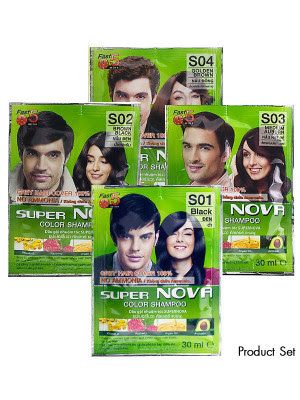 Dầu Gội Nhuộm Màu Tóc Thảo Dược Super Nova 30ml