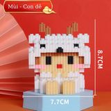 Xếp Hình Lego 3D Mini 12 Con Giáp