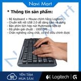 Bộ Bàn Phím Và Chuột Có Dây Logitech MK200