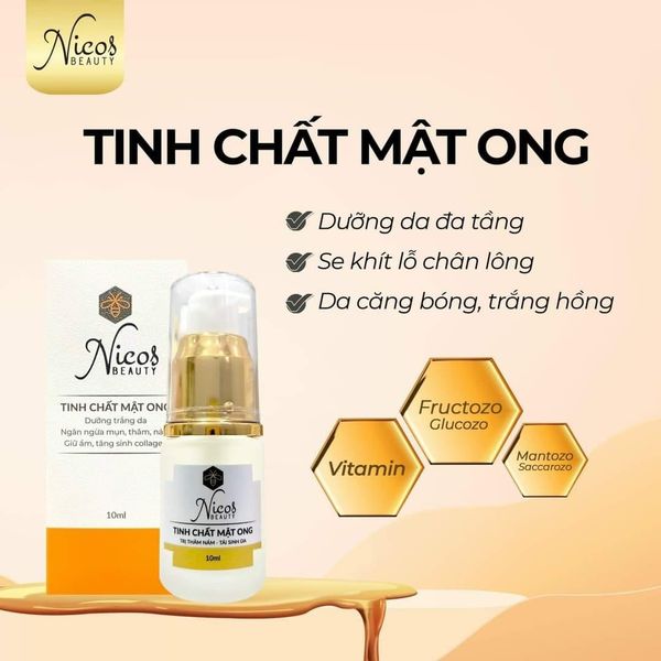 SERUM NICOS BEAUTY TINH CHẤT MẬT ONG, 10ML