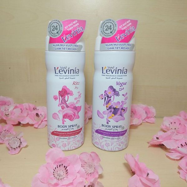 Xịt Khử Mùi Toàn Thân L'EVINIA 200ml - Hương thơm dài lâu, Khô thoáng 24 giờ