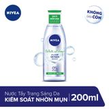 Nước Tẩy Trang Nivea - Sáng Da, Sạch Nhờn 200ml