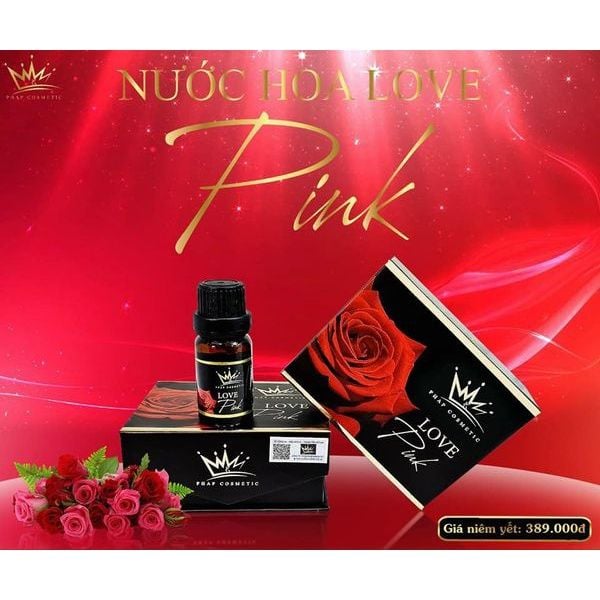 Tinh dầu nước hoa vùng kín Love Pink [Chính Hãng] - 10 ML