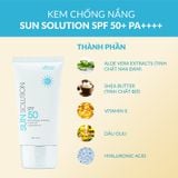 Kem chống nắng Sun Solution SPF 50+ PA++++ 50ml ( Chính Hãng) - Mỹ Phẩm Huyền Phi