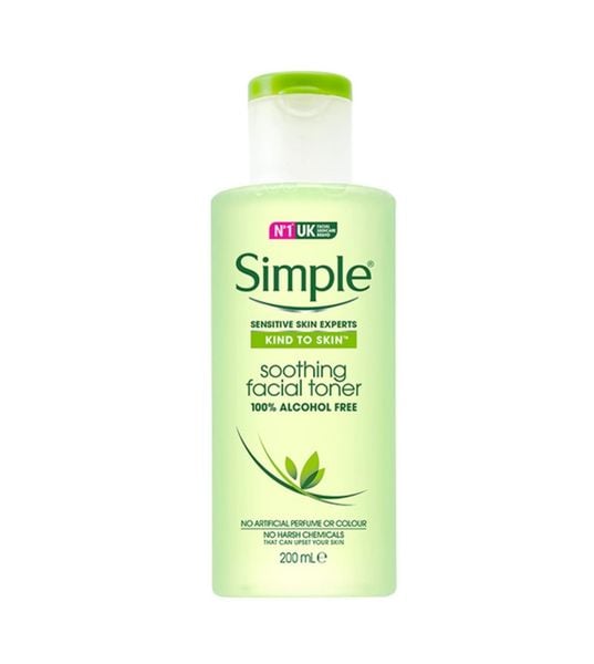 Nước hoa hồng Simple Soothing Facial Toner 200ml