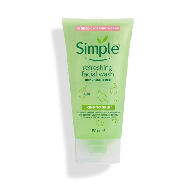 Sữa rửa mặt dạng gel Simple Kind To Skin Refreshing Facial Wash Gel 150ml