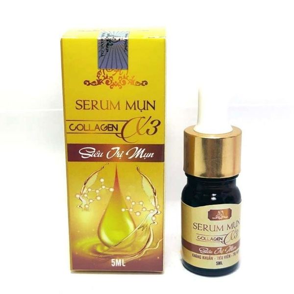 Serum Mụn Collagen X3 - Siêu Trị Mụn 5ml