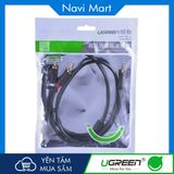 Cáp Audio 3.5mm Dương Sang 2RCA Dương 1.5m - Ugreen 10511