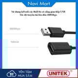 Cáp Nối Dài USB 1.5m Y-C449GBK - Unitek