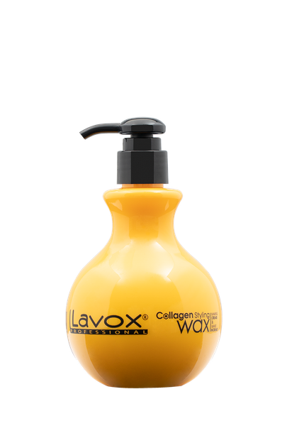 Wax Giữ Nếp Tóc Lavox Collagen Màu Vàng 300ml