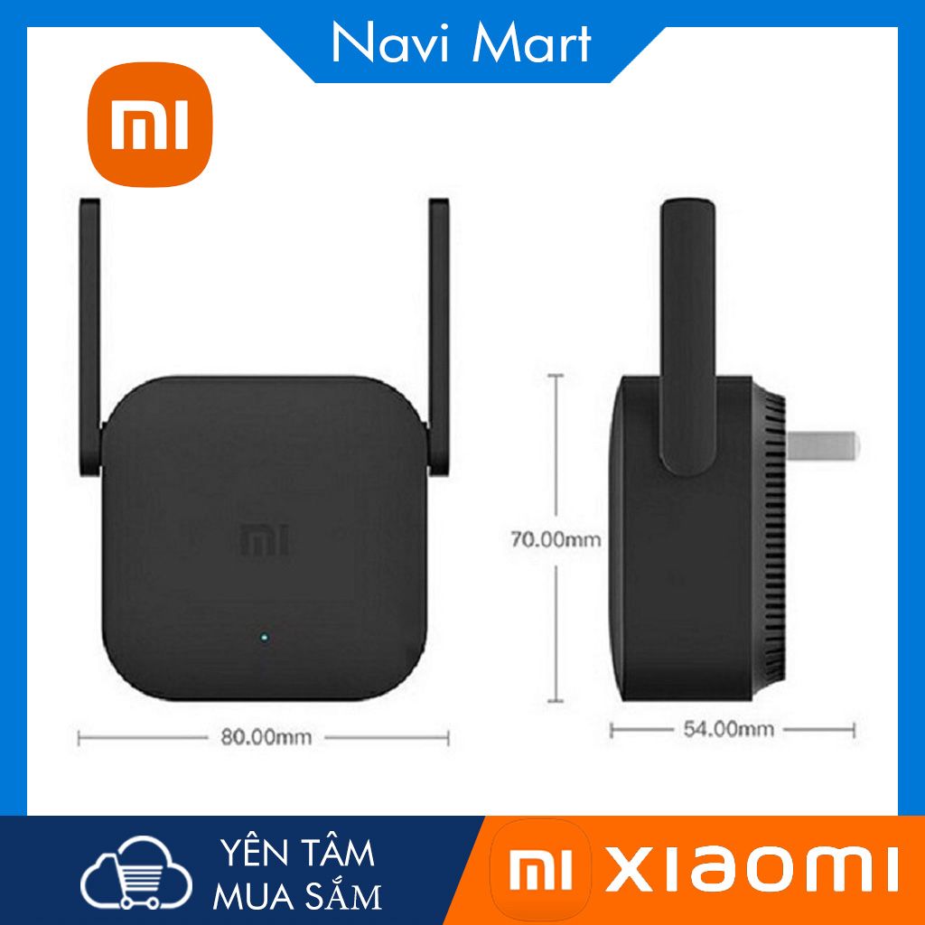 Kích Sóng Wifi Xiaomi Repeater Pro 2 râu/ăng ten 300mbps – Navima.vn