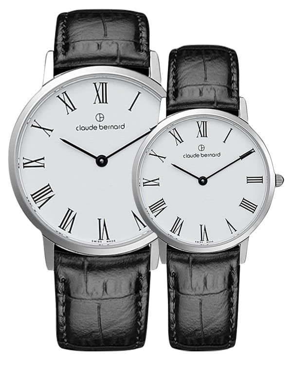 Đồng hồ cặp đôi Claude Bernard 20061 3 BR-20059 3 BR
