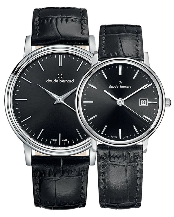 Đồng hồ cặp đôi Claude Bernard 53007 3 AIN-54005 3 AIN