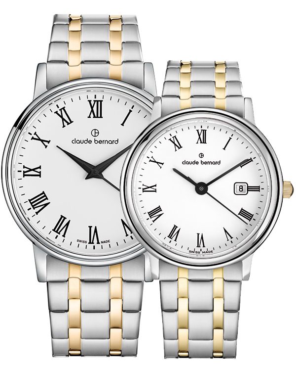 Đồng hồ cặp đôi Claude Bernard 53007 357JM BR-54005 357JM BR