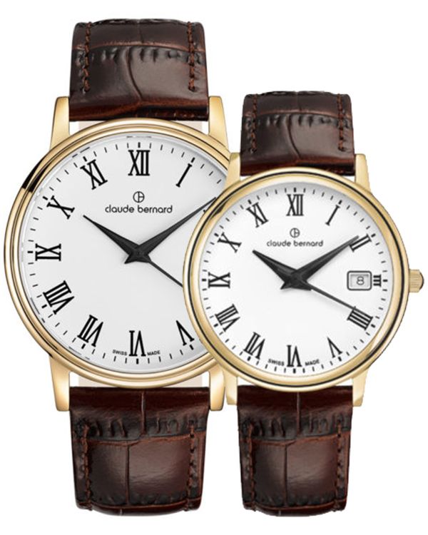 Đồng hồ cặp đôi Claude Bernard 53007 37J BR-54005 37J BR