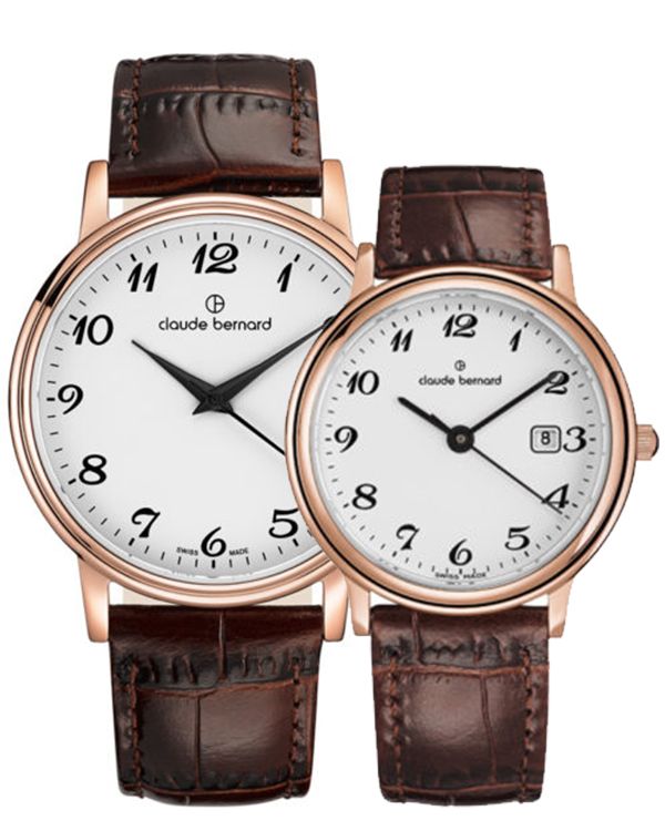 Đồng hồ cặp đôi Claude Bernard 53007 37R BB-54005 37R BB