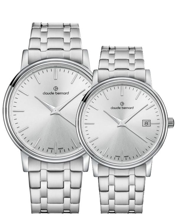 Đồng hồ cặp đôi Claude Bernard 53007 3M AIN-54005 3M AIN