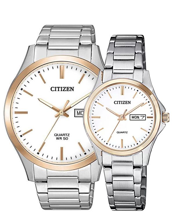 Đồng hồ cặp đôi Citizen BF2006-86A-EQ0596-87A