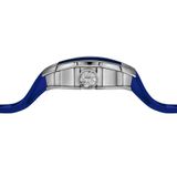  THE RUNWAY -SILVERY WATCH (BLUE STRAP) 