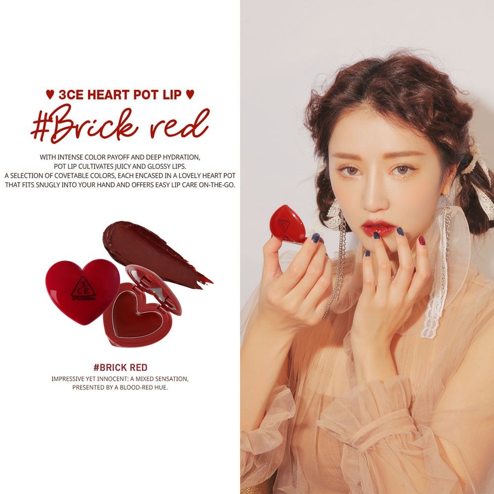  SON DƯỠNG 3CE HEART POT LIP 