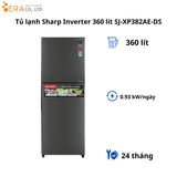  Tủ lạnh Sharp Inverter 360 lít SJ-XP382AE-DS 