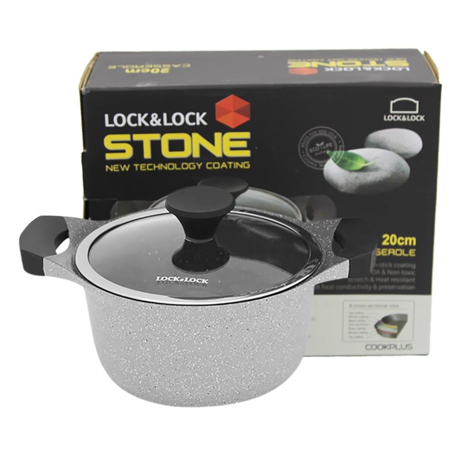  Nồi Lock&Lock Stone 2 tay cầm (20cm) LCA6202D-IH 