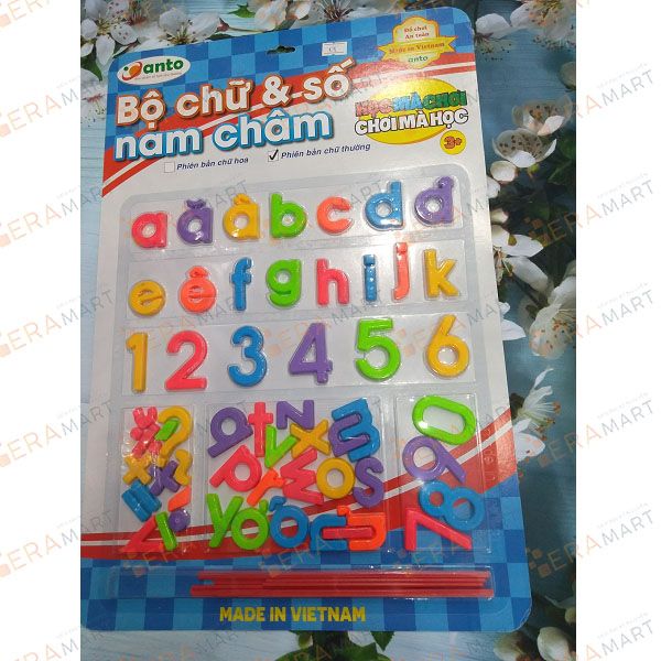  BỘ CHỮ SỐ/ CHỮ THƯỜNG/ CHỮ HOA NAM CHÂM( ANTO 93/ ANTO 94/ ANTO95) 