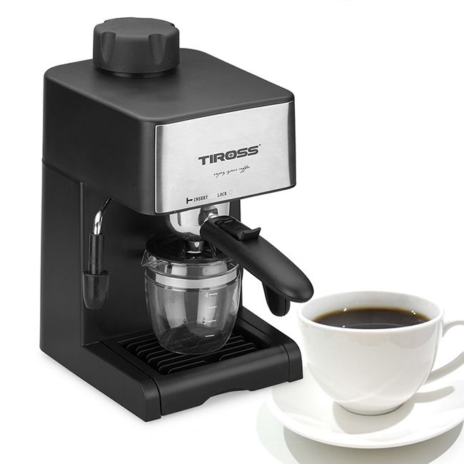  máy pha cà phê espresso 4 cốc  tiross ,800w ts621 