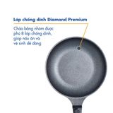  Chảo không dính Diamond Premium Korea King KFP-20DI/KFP-26DI/KFP-28DI/KFP-30DI 