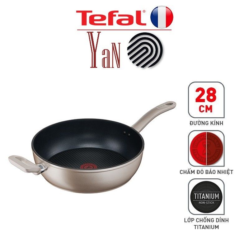  Chảo chiên sâu lòng Tefal  28cm (H9109014) 