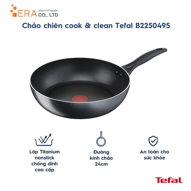  Chảo chiên Tefal Cook & Clean (24cm) B2250495 