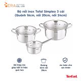  Bộ nồi inox Tefal Simpleo 3 cái B907S644 