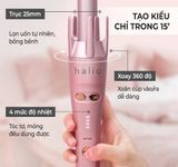  Máy uốn tóc tự xoay Ion âm Halio Auto Rotating Hair Curler không gây khô xơ tóc 