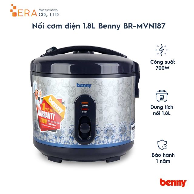  Nồi cơm điện Benny BR-MVN187 1.8L 