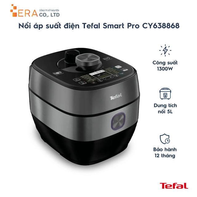  Nồi áp suất điện Tefal Smart Pro CY638868 