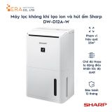  Máy lọc không khí tạo ion và hút ẩm Sharp DW-D12A-W 