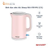  Bình đun siêu tốc Sharp 1.7 lít EKJ-17EVPS 