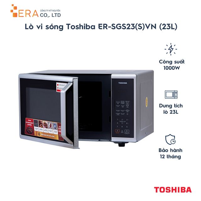  Lò vi sóng có nướng Toshiba ER-SGS23(S1)VN 23L 
