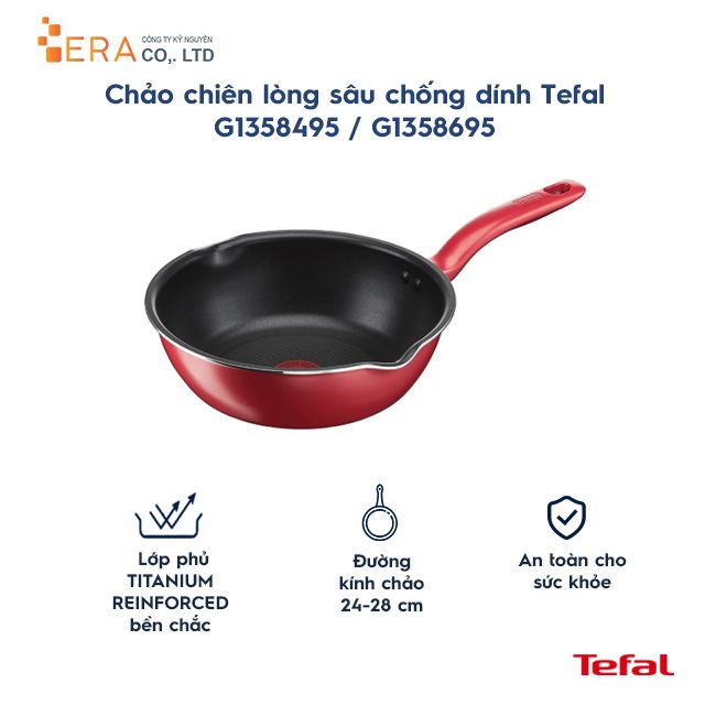  Chảo chiên lòng sâu chống dính Tefal So Chef (24cm) G1358495 