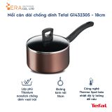  Nồi cán dài / quánh chống dính Tefal Day By Day (18cm) G1432305 