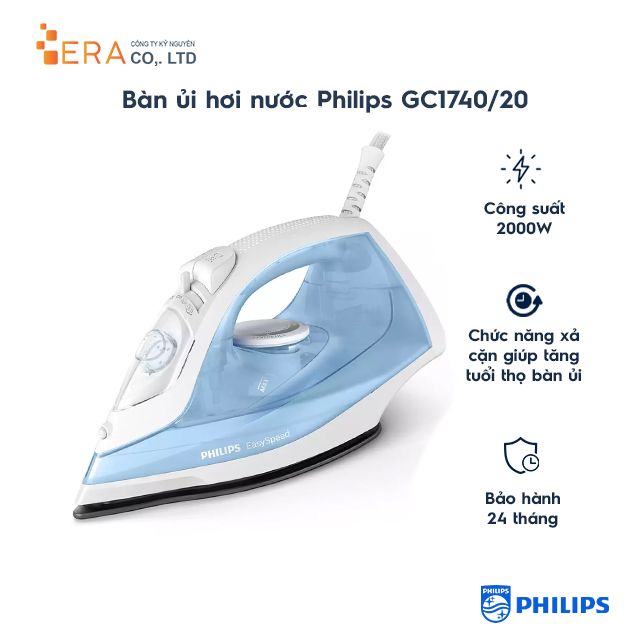  Bàn ủi hơi nước Philips GC1740 