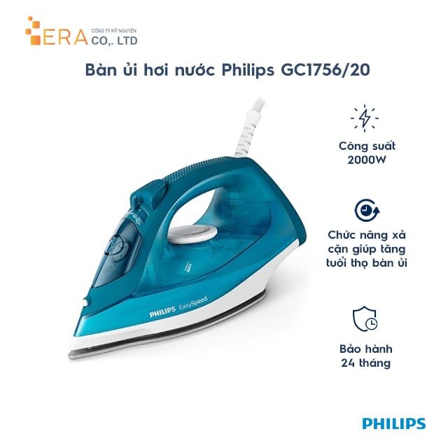  Bàn ủi hơi nước Philips GC1756 