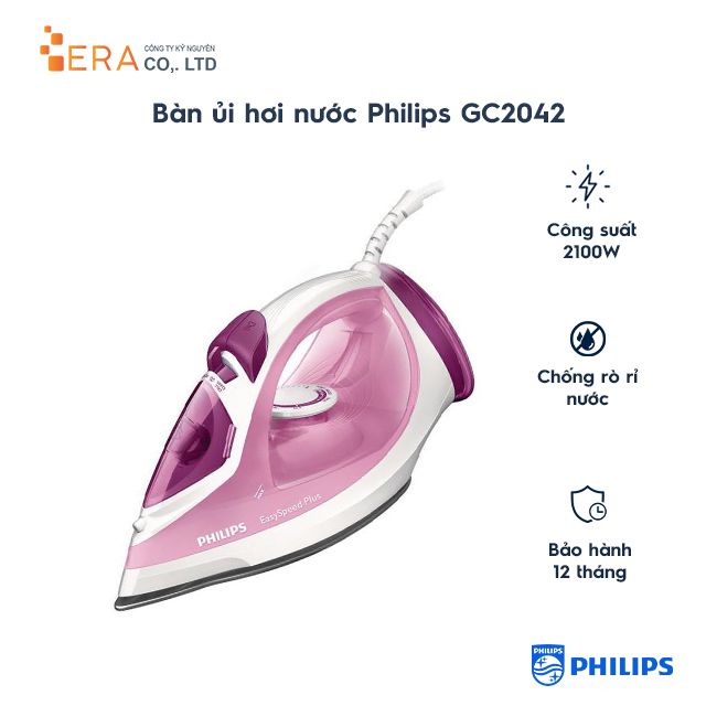  BÀN ỦI HƠI NƯỚC PHILIPS GC2042 