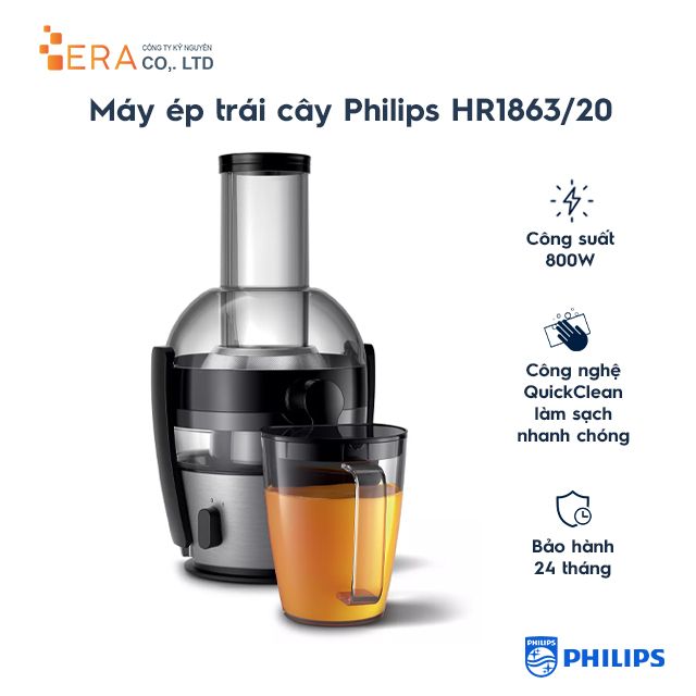  MÁY ÉP TRÁI CÂY PHILIPS HR1863 