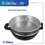  Chảo sâu 2 quai + Sửng hấp dùng cho các loại bếp KW - 32MSI 