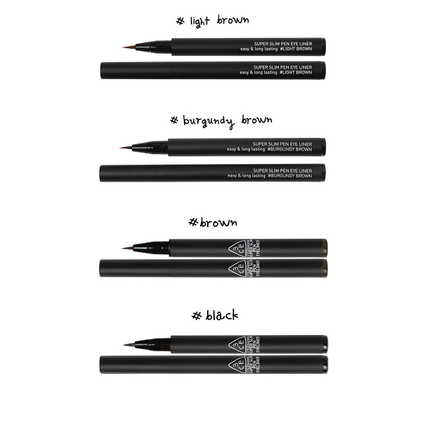  3CE SUPER SLIM PEN EYE LINER 