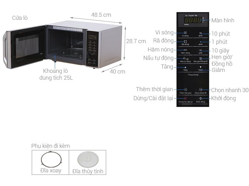  Lò vi sóng Panasonic PALM-NN-ST34HMYUE 