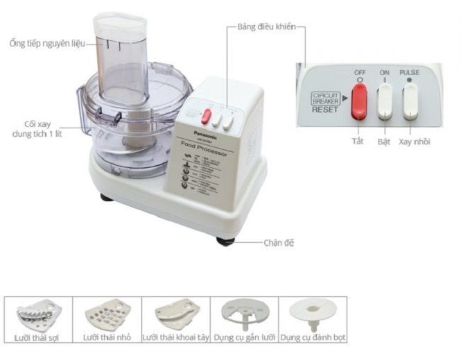  Máy xay đa năng Panasonic PAXD-MK-5076MWRA 