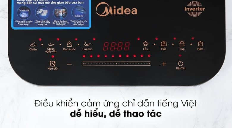  Bếp điện từ Midea MI-T2121DA 