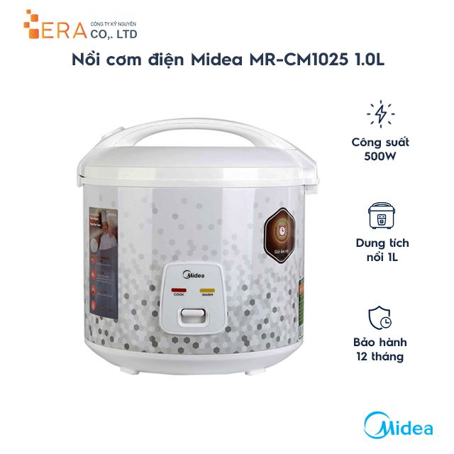  Nồi cơm điện nắp gài Midea MR-CM1025 